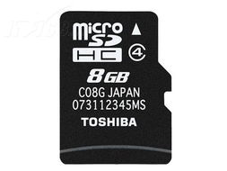 东芝microsdhc class4 8g 存储卡产品图片1素材 it168存储卡图片大全